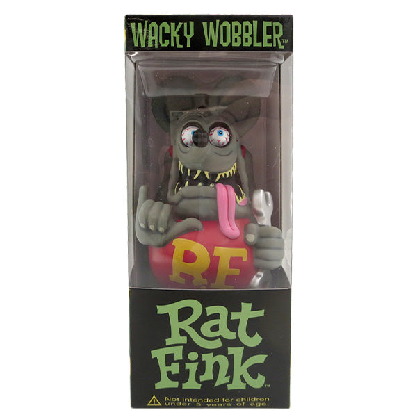 ラットフィンク ボビングヘッド ガレージ グレイ【RAT FINK】