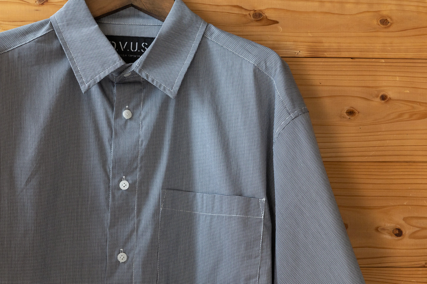 Check S/S Shirts(Black)