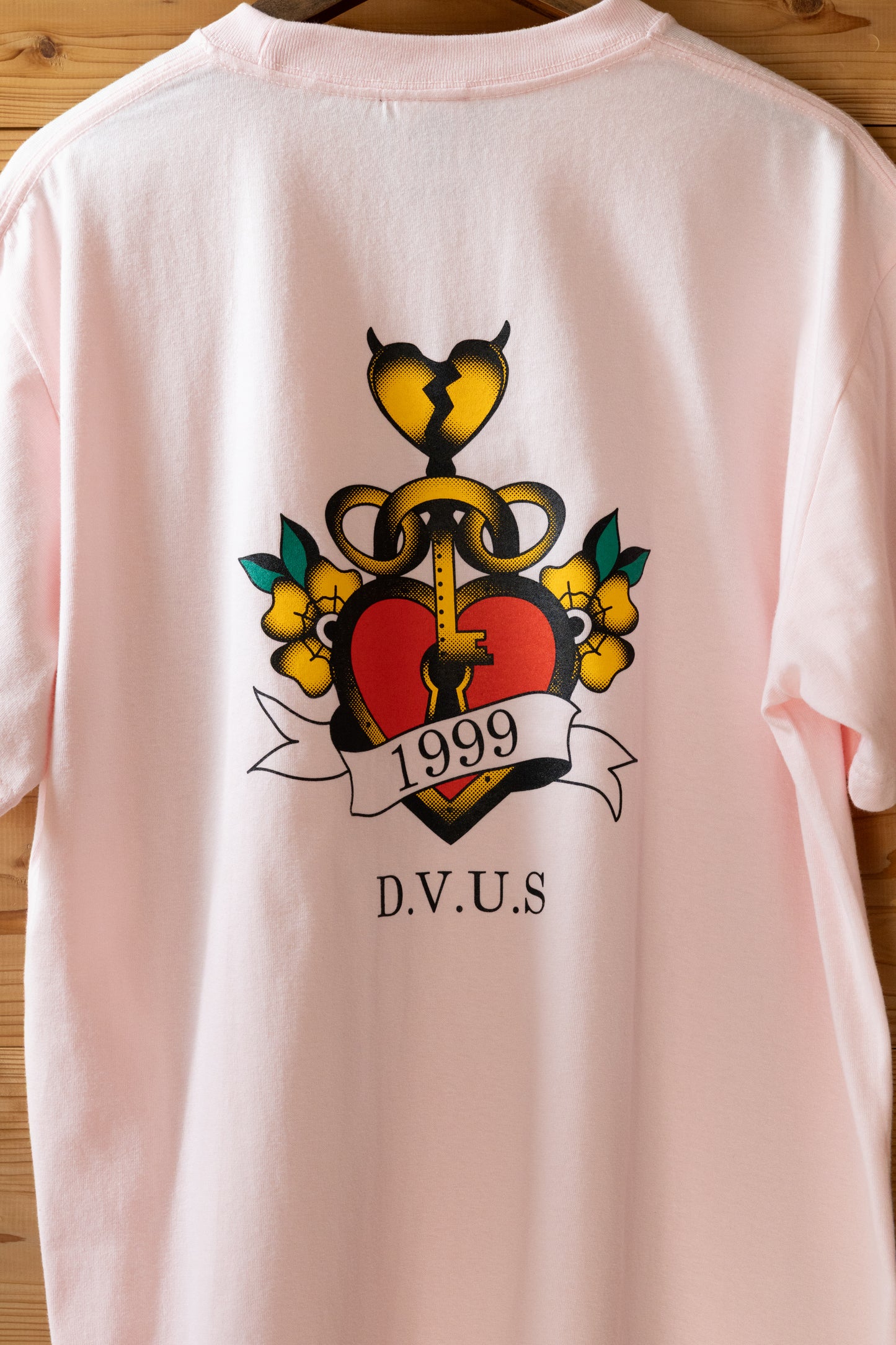 Heart Lock T-shirts(Pink)