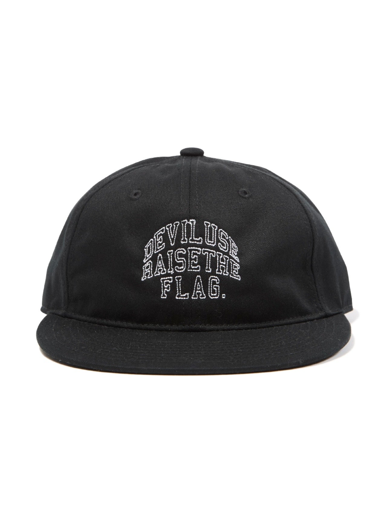 College Cap -BLACK-