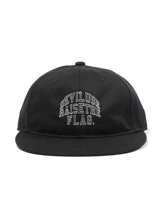 College Cap -BLACK-