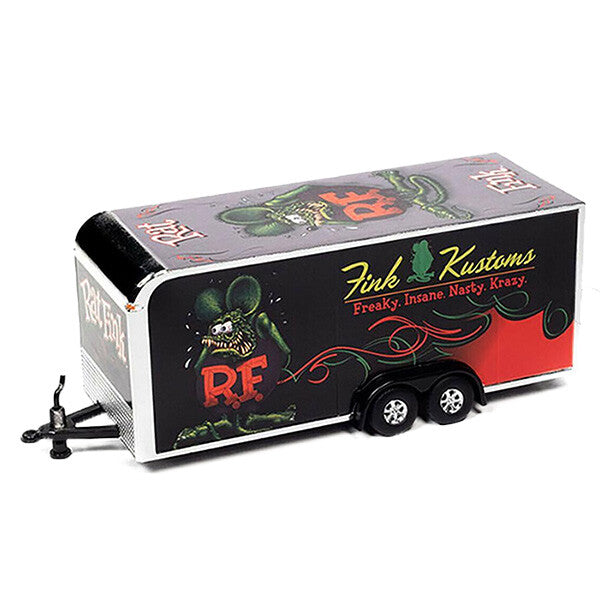 1:64 Rat Fink Enclosed Trailer FINK KUSTOMAS