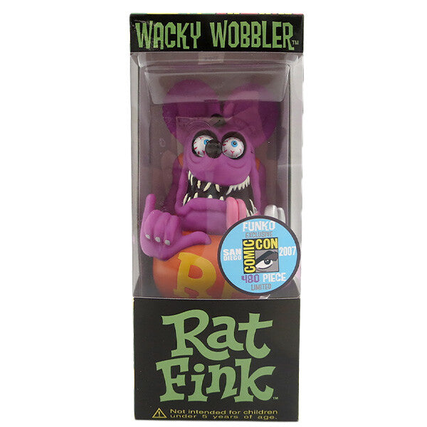 ラットフィンク ボビングヘッド  ガレージ パープル【RAT FINK】