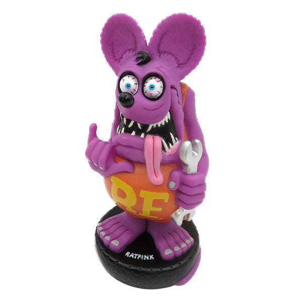 ラットフィンク ボビングヘッド  ガレージ パープル【RAT FINK】