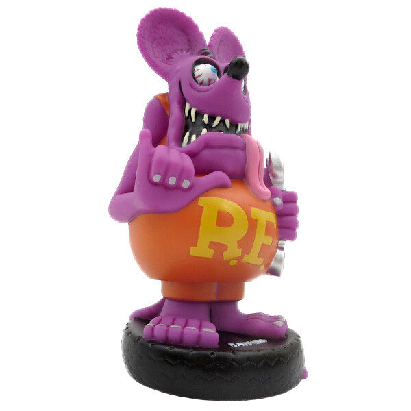 ラットフィンク ボビングヘッド  ガレージ パープル【RAT FINK】