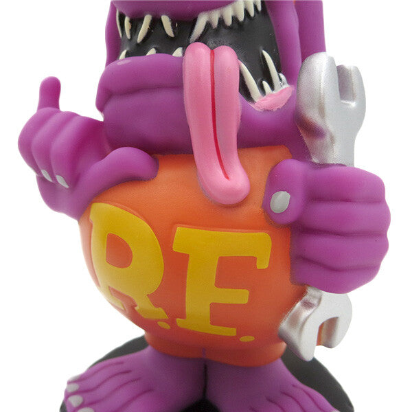 ラットフィンク ボビングヘッド  ガレージ パープル【RAT FINK】