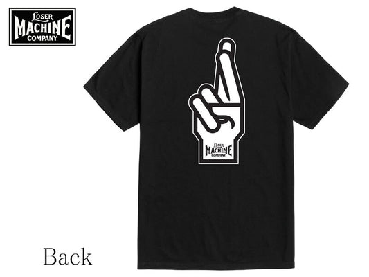 LOSER MACHINE GOOD LUCK FINGERS TEE