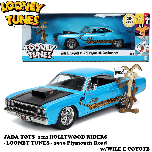 1:24 LOONEY TUNES 1970 Plymouth Road /WILE E COYOTE 【ルーニーテューンズ】ミニカー