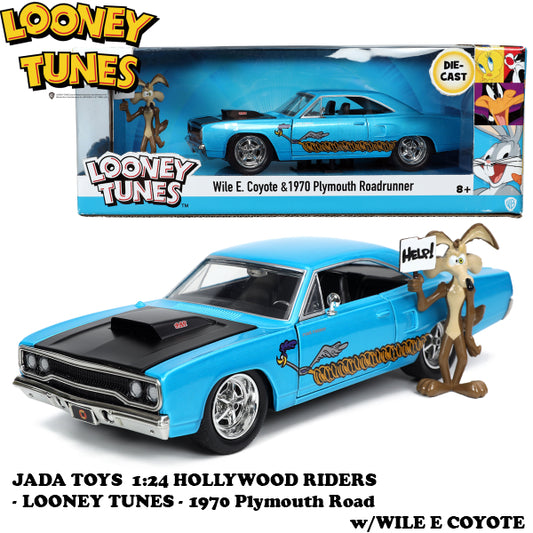 1:24 LOONEY TUNES 1970 Plymouth Road /WILE E COYOTE 【ルーニーテューンズ】ミニカー