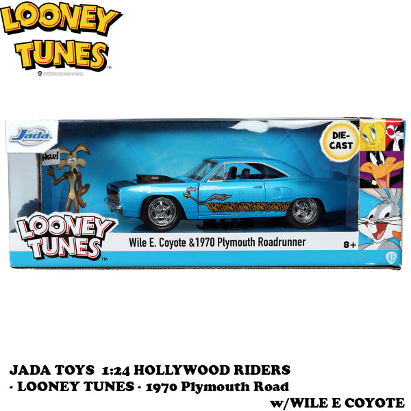 1:24 LOONEY TUNES 1970 Plymouth Road /WILE E COYOTE 【ルーニーテューンズ】ミニカー