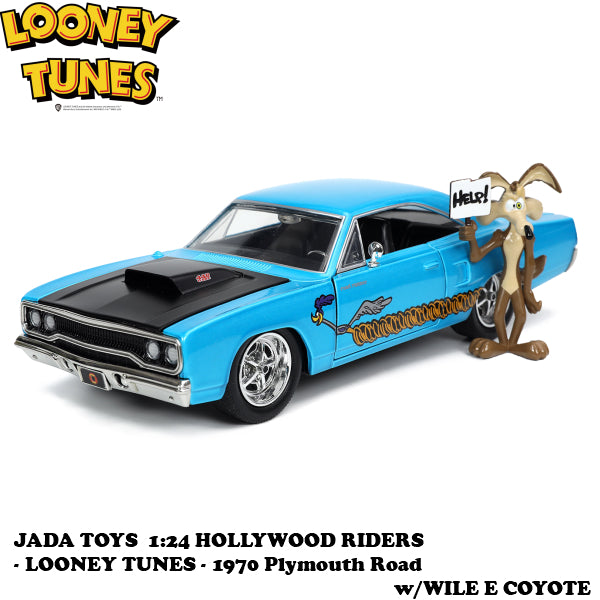 1:24 LOONEY TUNES 1970 Plymouth Road /WILE E COYOTE 【ルーニーテューンズ】ミニカー