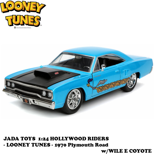 1:24 LOONEY TUNES 1970 Plymouth Road /WILE E COYOTE 【ルーニーテューンズ】ミニカー
