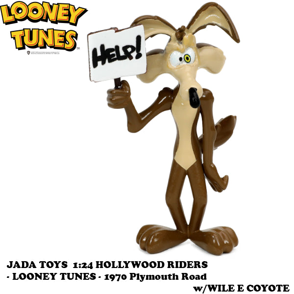 1:24 LOONEY TUNES 1970 Plymouth Road /WILE E COYOTE 【ルーニーテューンズ】ミニカー