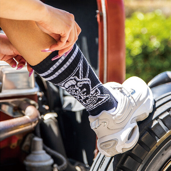 Rat Fink ラットフィンク アイアン クロス ソックス