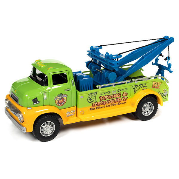 AUTO WORLD 1:48 RAT FINK Garage with 1:32 Tow Truck Set 【ラットフィンク】ミニカー