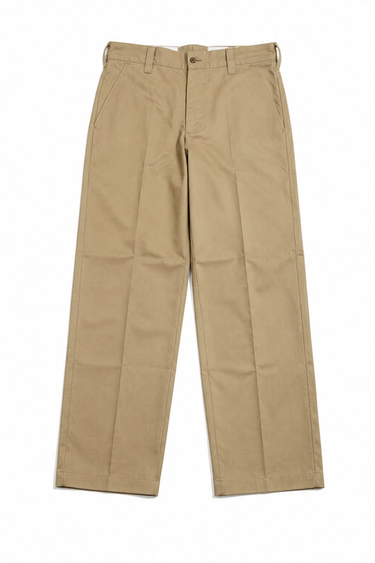 No Tuck Chino Pants -BEIGE-
