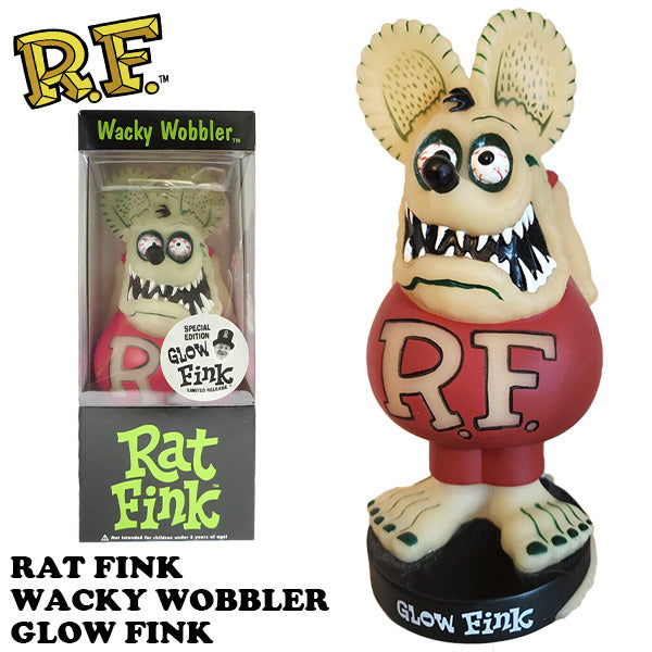 ラットフィンク ボビングヘッド  GLOW FINK【RAT FINK】
