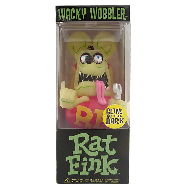 ラットフィンク ボビングヘッド  ガレージ グローインザダーク【RAT FINK】