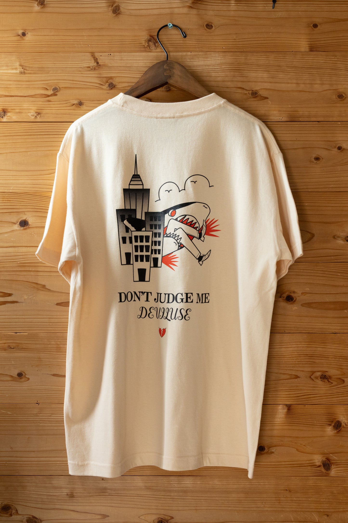 Don't Judge Me T-shirts(Natural)