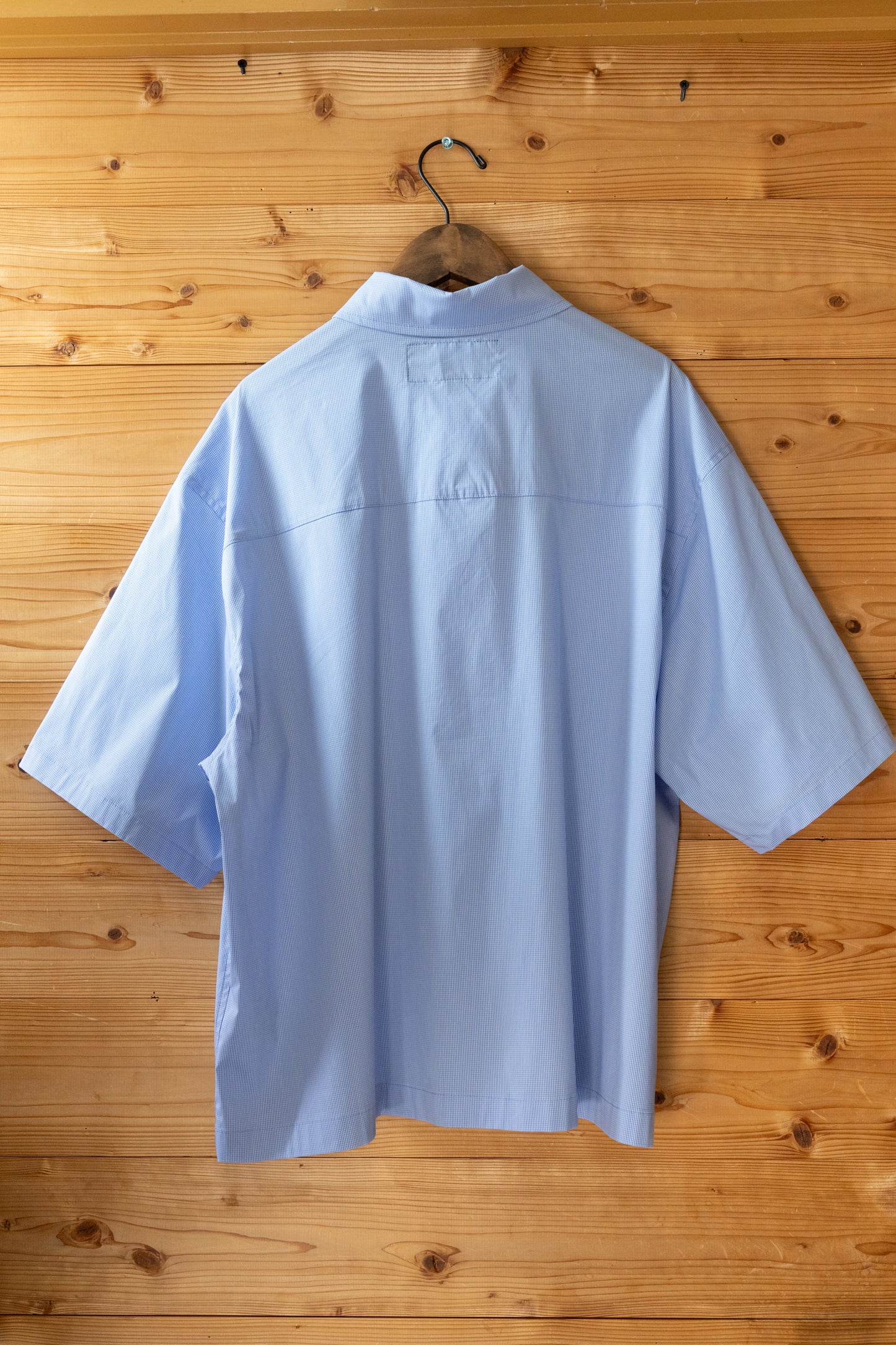 Check S/S Shirts(Light Blue)