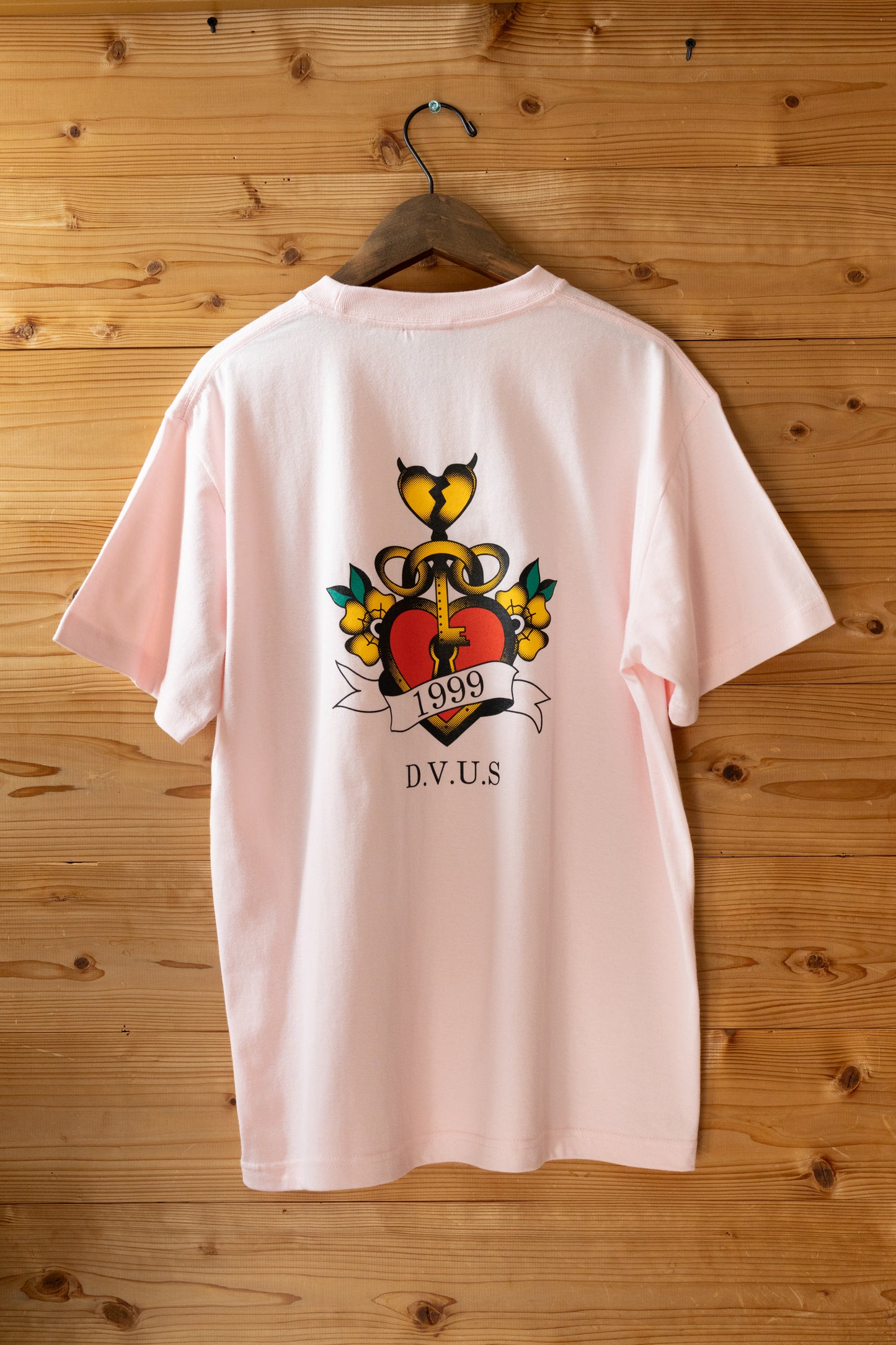 Heart Lock T-shirts(Pink)