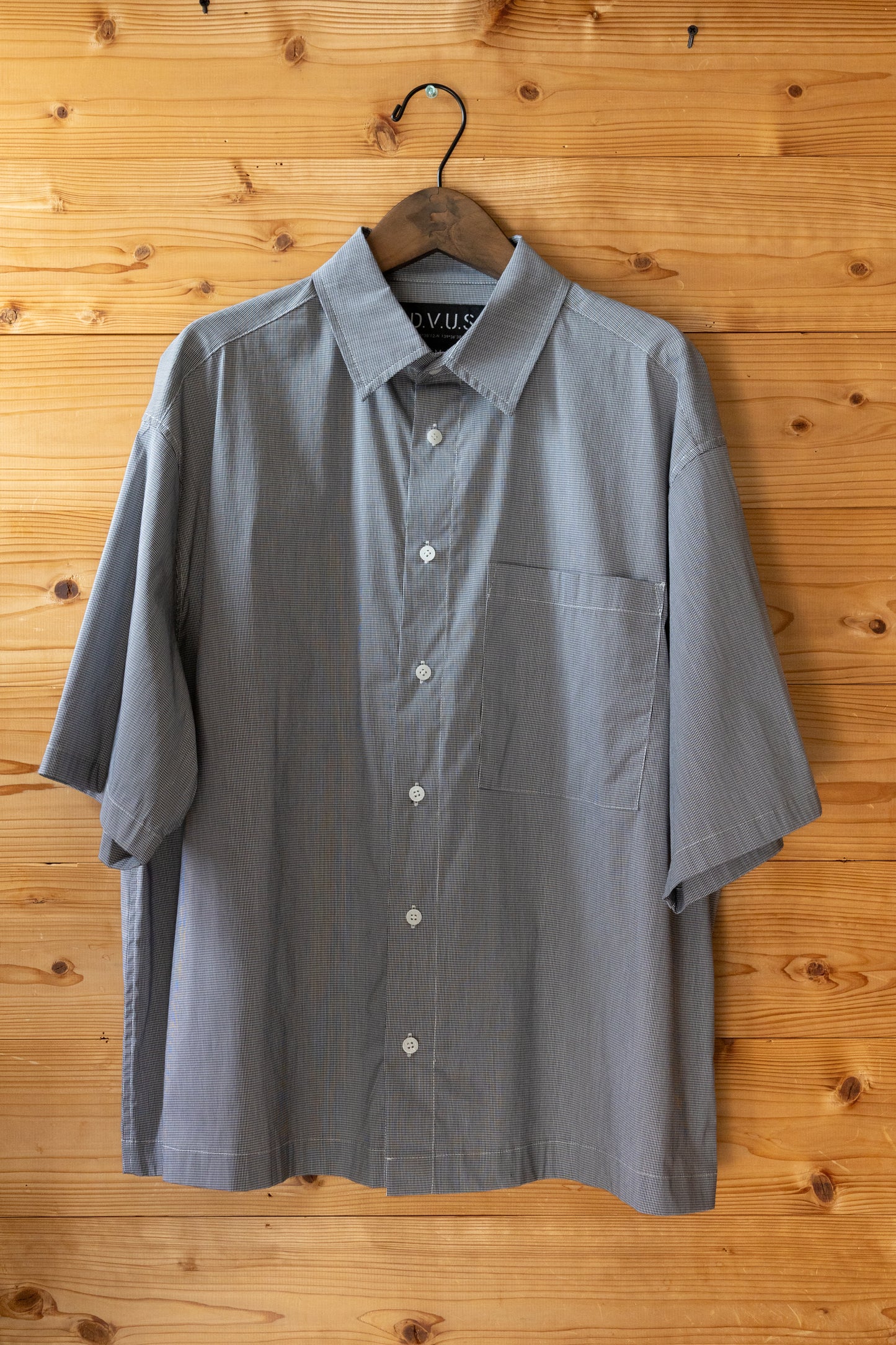 Check S/S Shirts(Black)