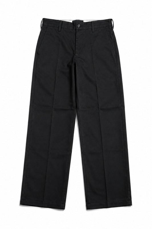 No Tuck Chino Pants -BLACK-