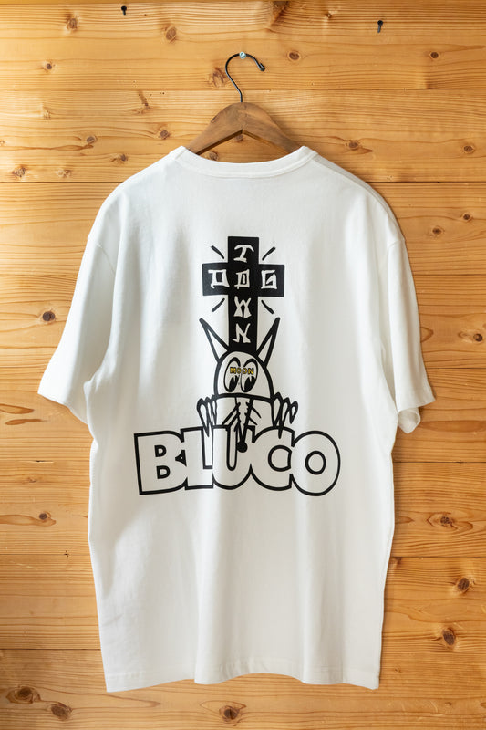 ポケットTシャツ - Logo-(White)
