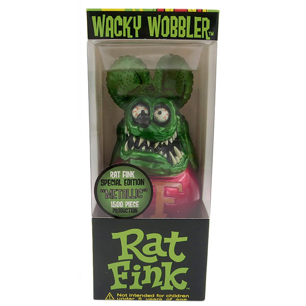 ラットフィンク ボビングヘッド  メタリックGREEN 【RAT FINK】