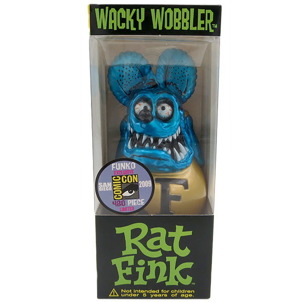 ラットフィンク ボビングヘッド  メタリックBLUE 【RAT FINK】