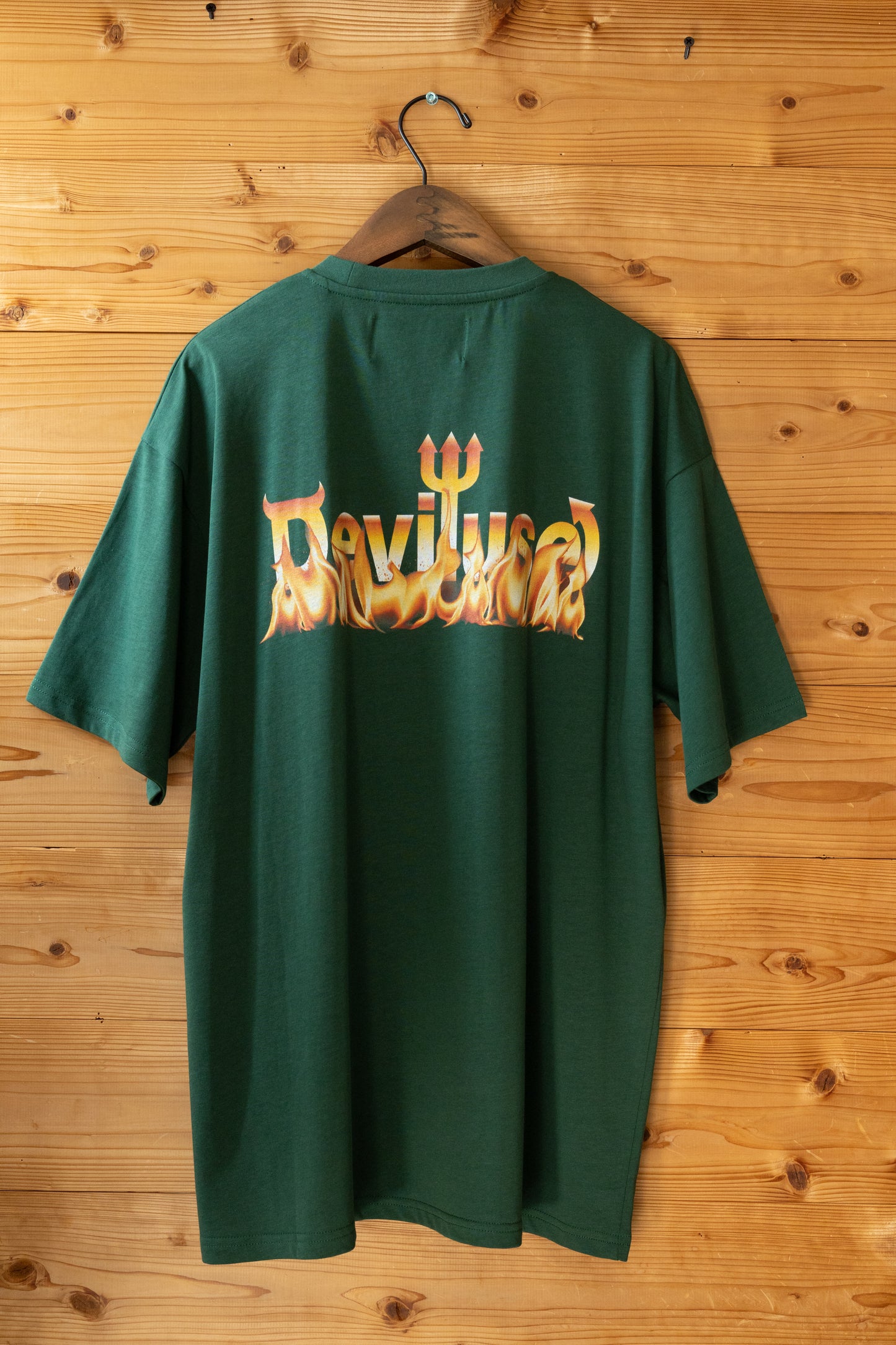 Flame Logo T-shirts(Green)