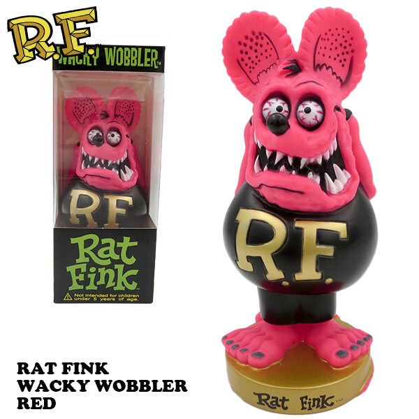 ラットフィンク ボビングヘッド  RED【RAT FINK】