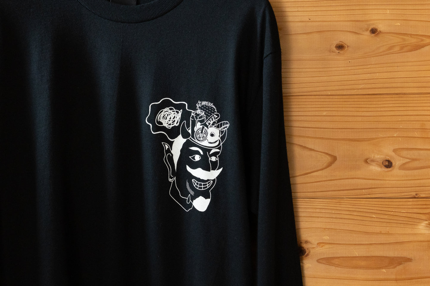Eat'em L/S T-shirts(Black)