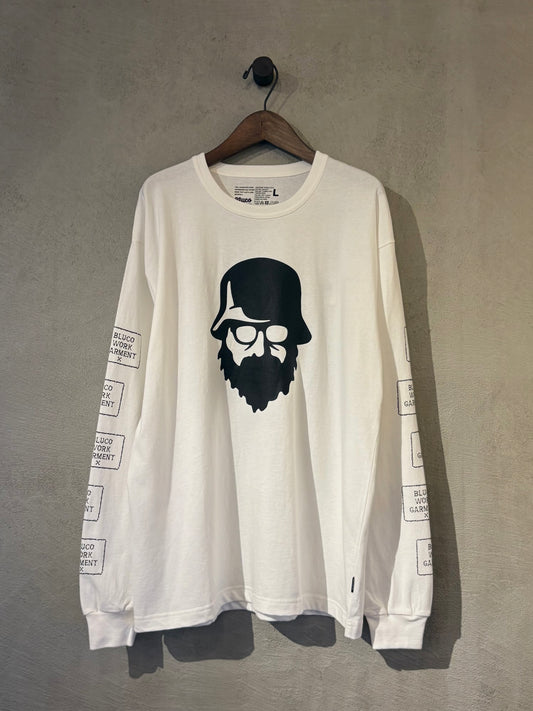 プリント L/S Tシャツ -Mr-