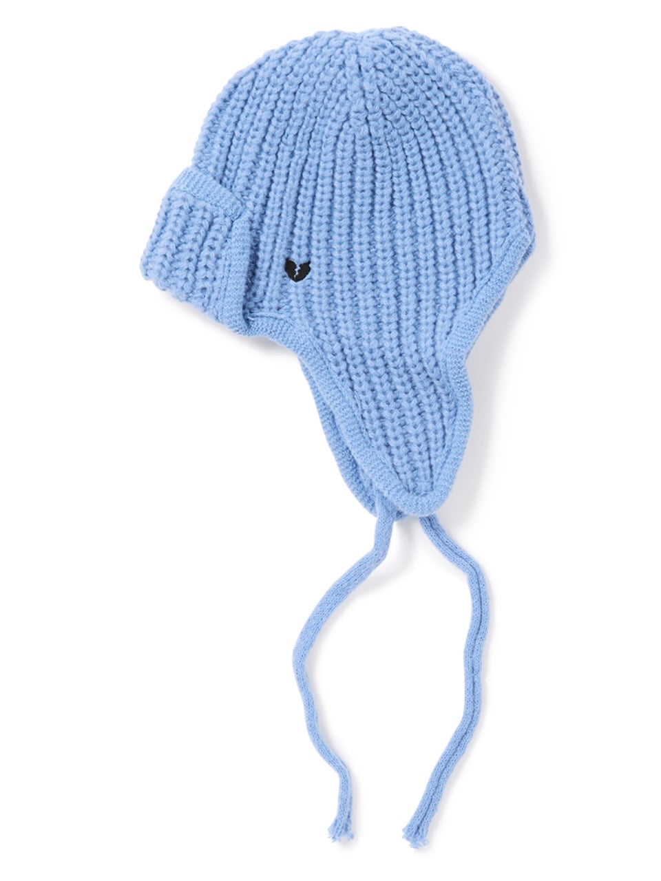 Ear Flap Beanie (Mid Blue)
