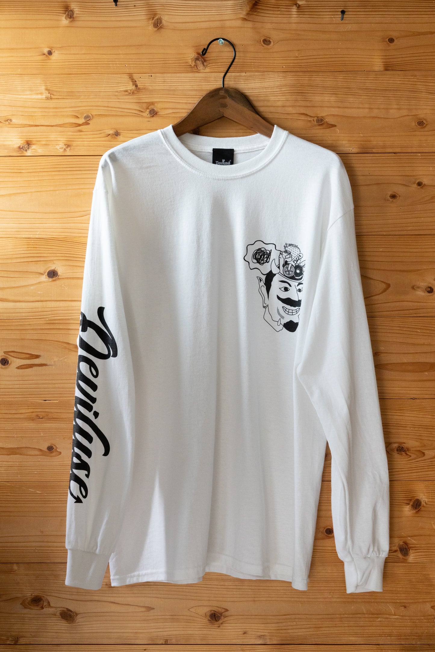Eat'em L/S T-shirts(White)