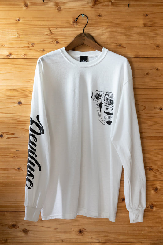 Eat'em L/S T-shirts(White)