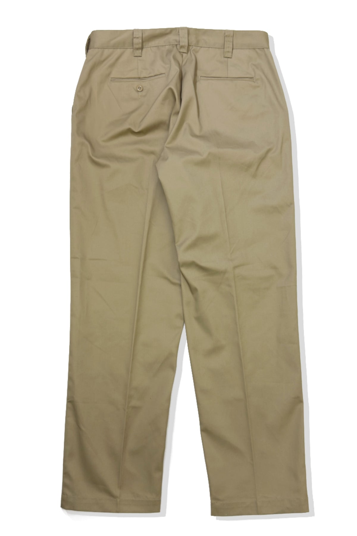 Pin Tuck Chino Pants -BEIGE-