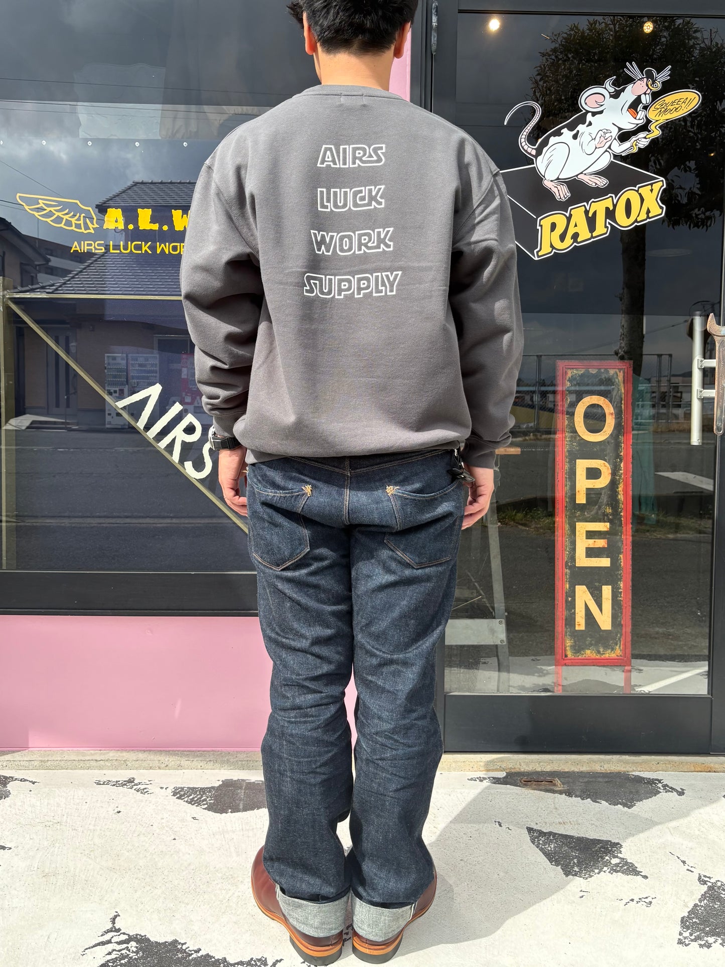BACK LOGO SWEAT