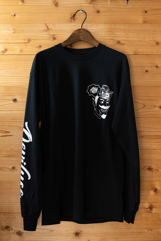 Eat'em L/S T-shirts(Black)