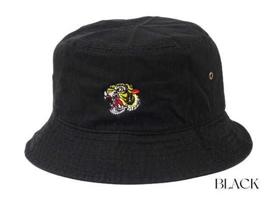 TIGER刺繍BUCKET‐BLACK