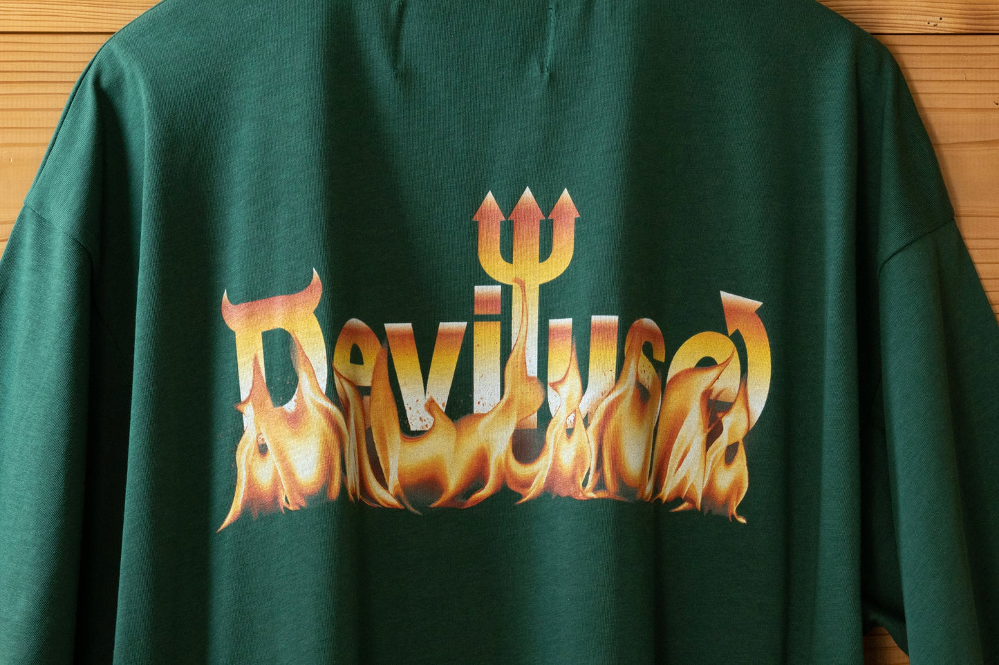 Flame Logo T-shirts(Green)