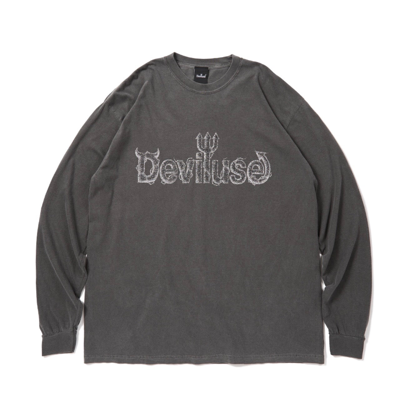 Thorn Logo L/S T-shirts  (Fade Black)