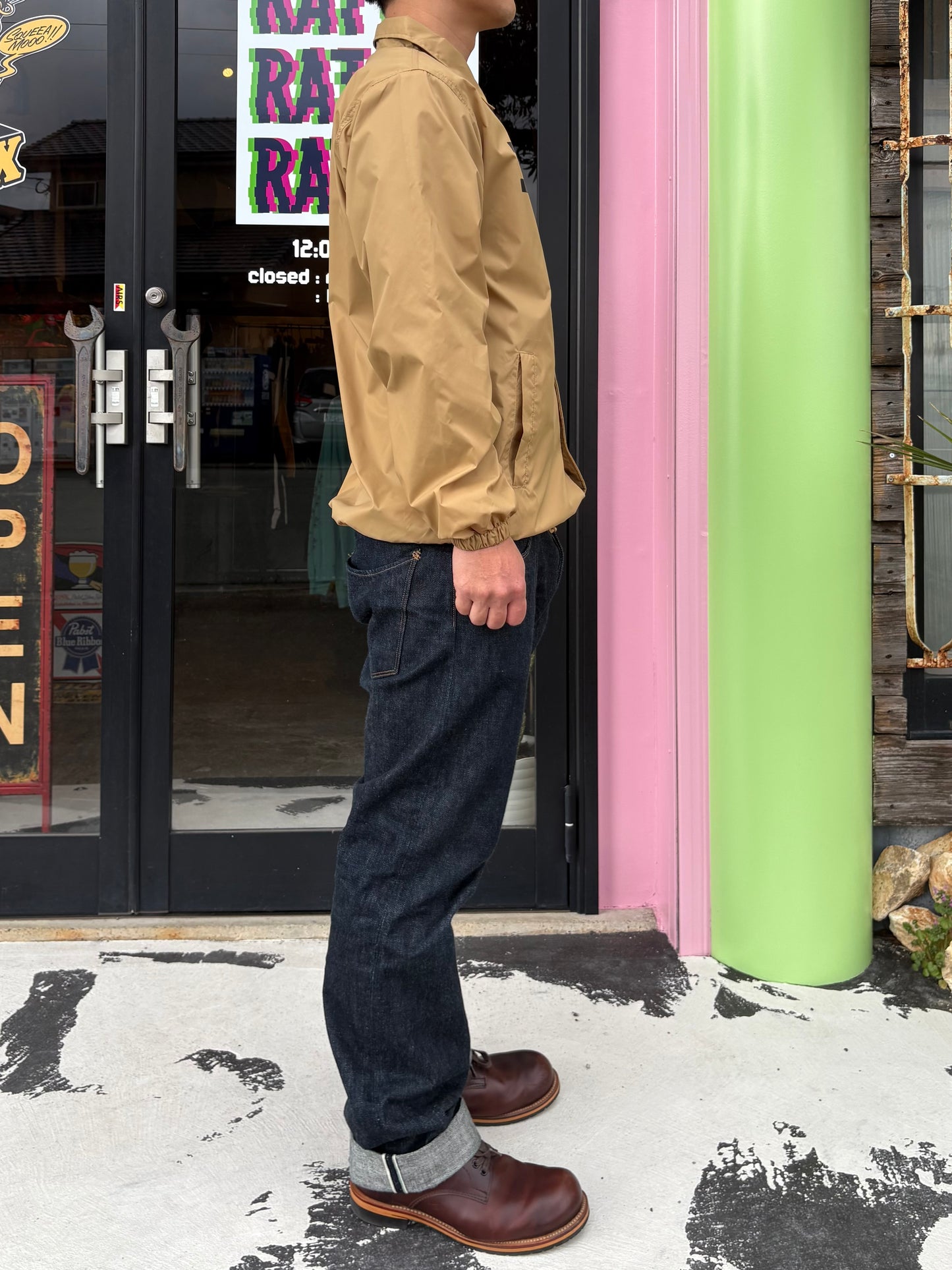NYLON COACH JACKET