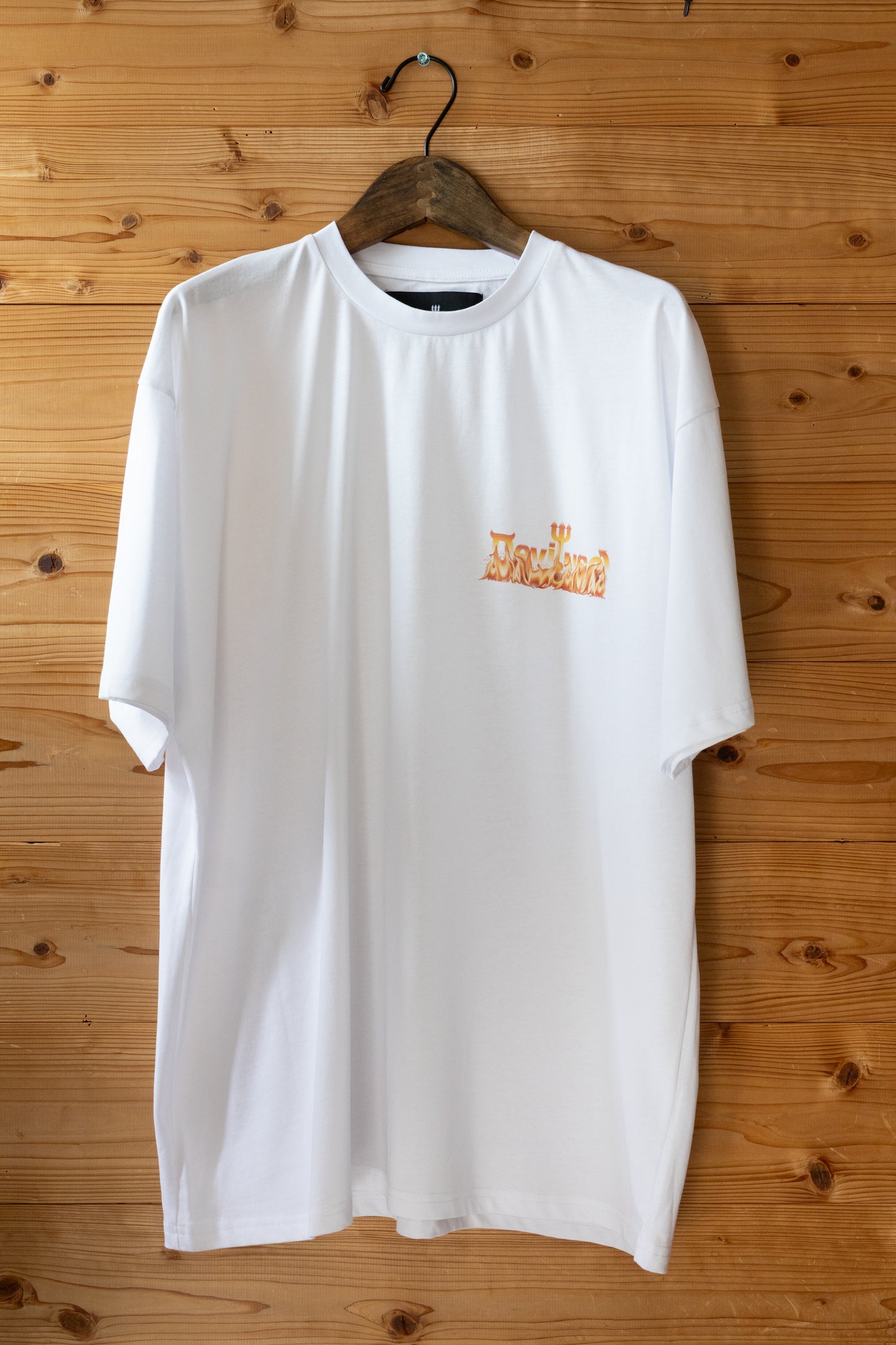 Flame Logo T-shirts(White)