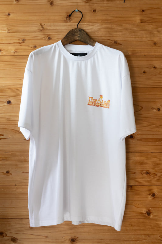 Flame Logo T-shirts(White)