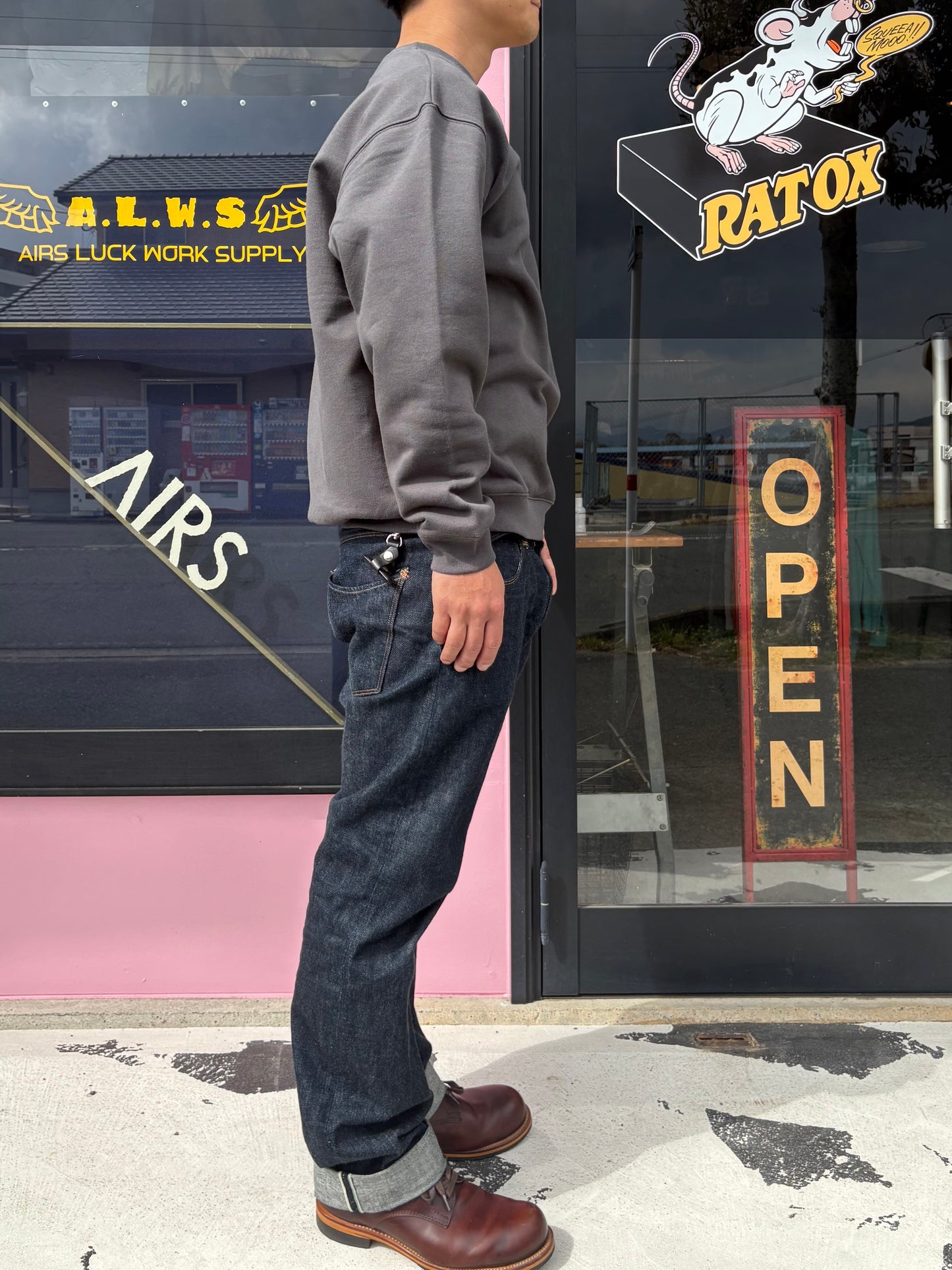 BACK LOGO SWEAT