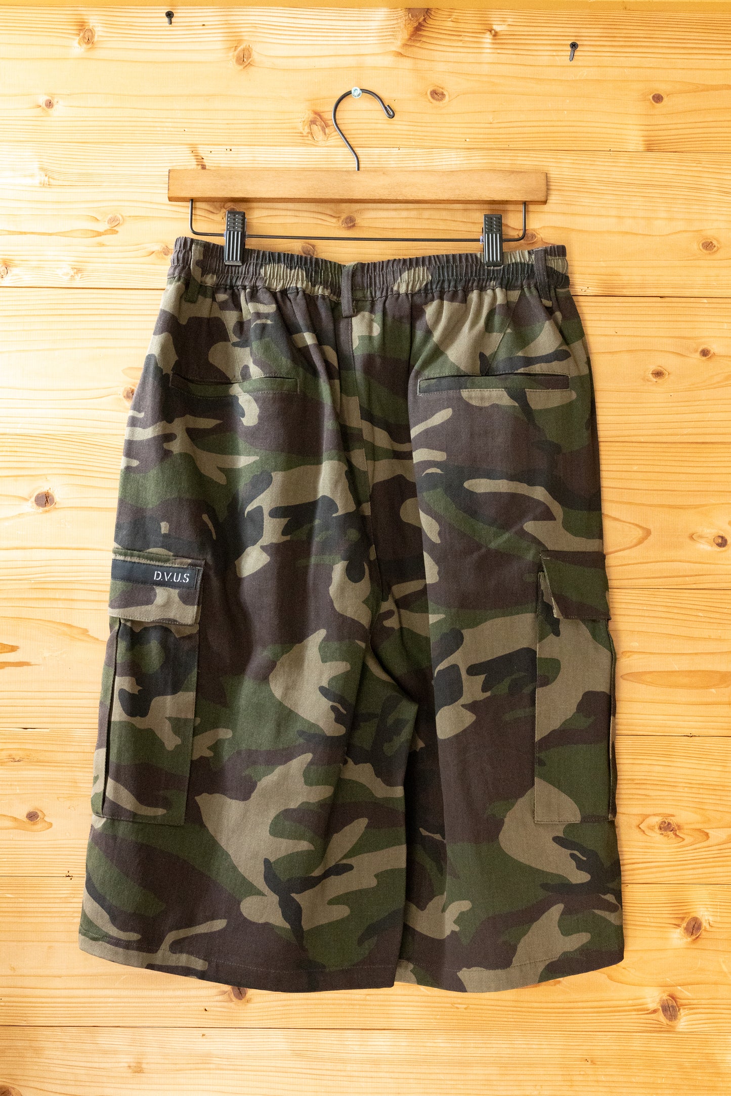 Camo Cargo Shorts(Green)
