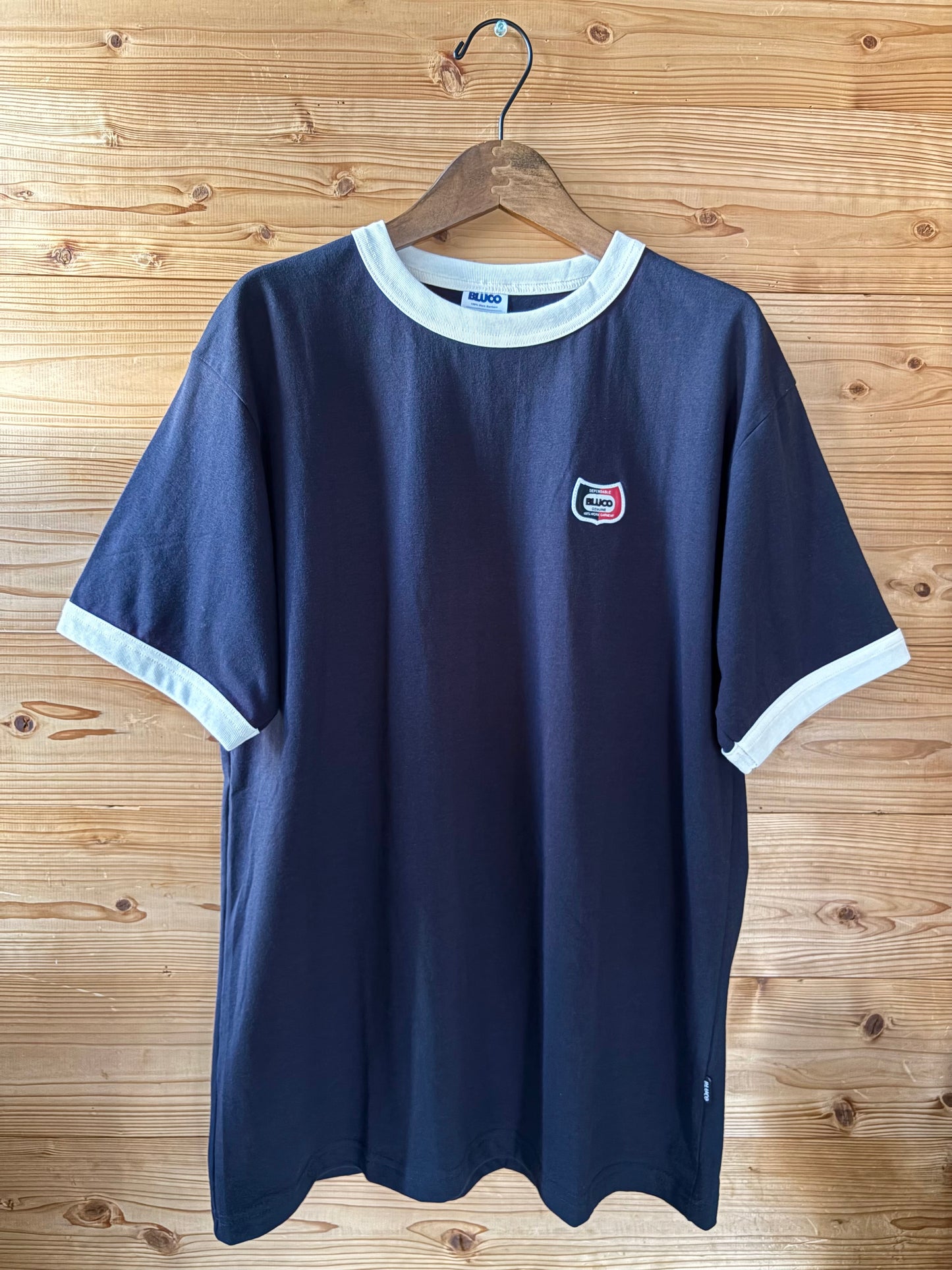 HEAVY DRY COTTON RINGER TEE -Champ-