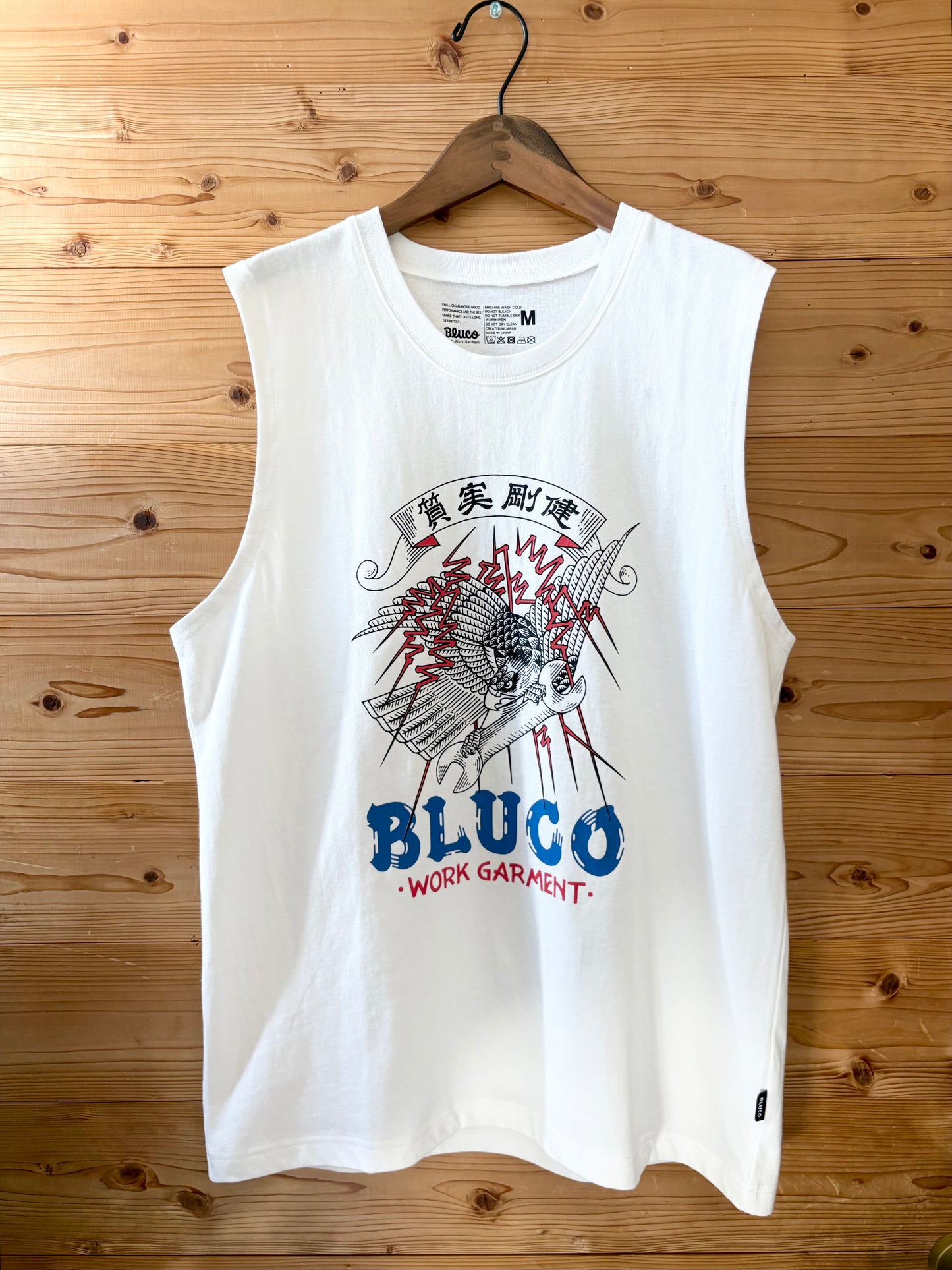 ノースリーブ プリントTシャツ -遊鷹-
